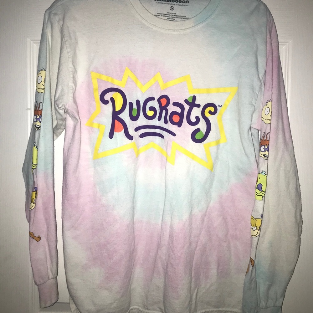 tye dye rugrats long sleeve t shirt